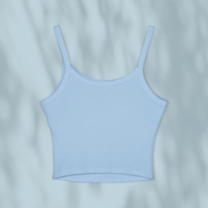 Light blue tank top on a light gray background