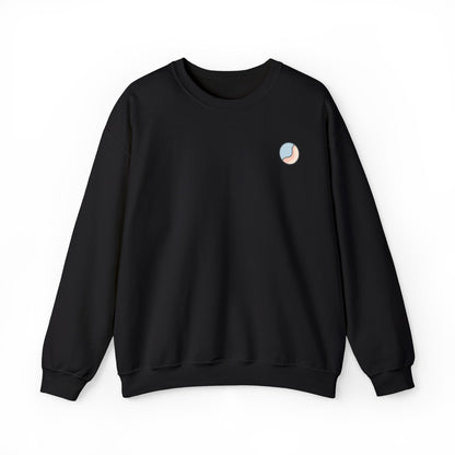 Minimal Yin Yang Crewneck Sweatshirt