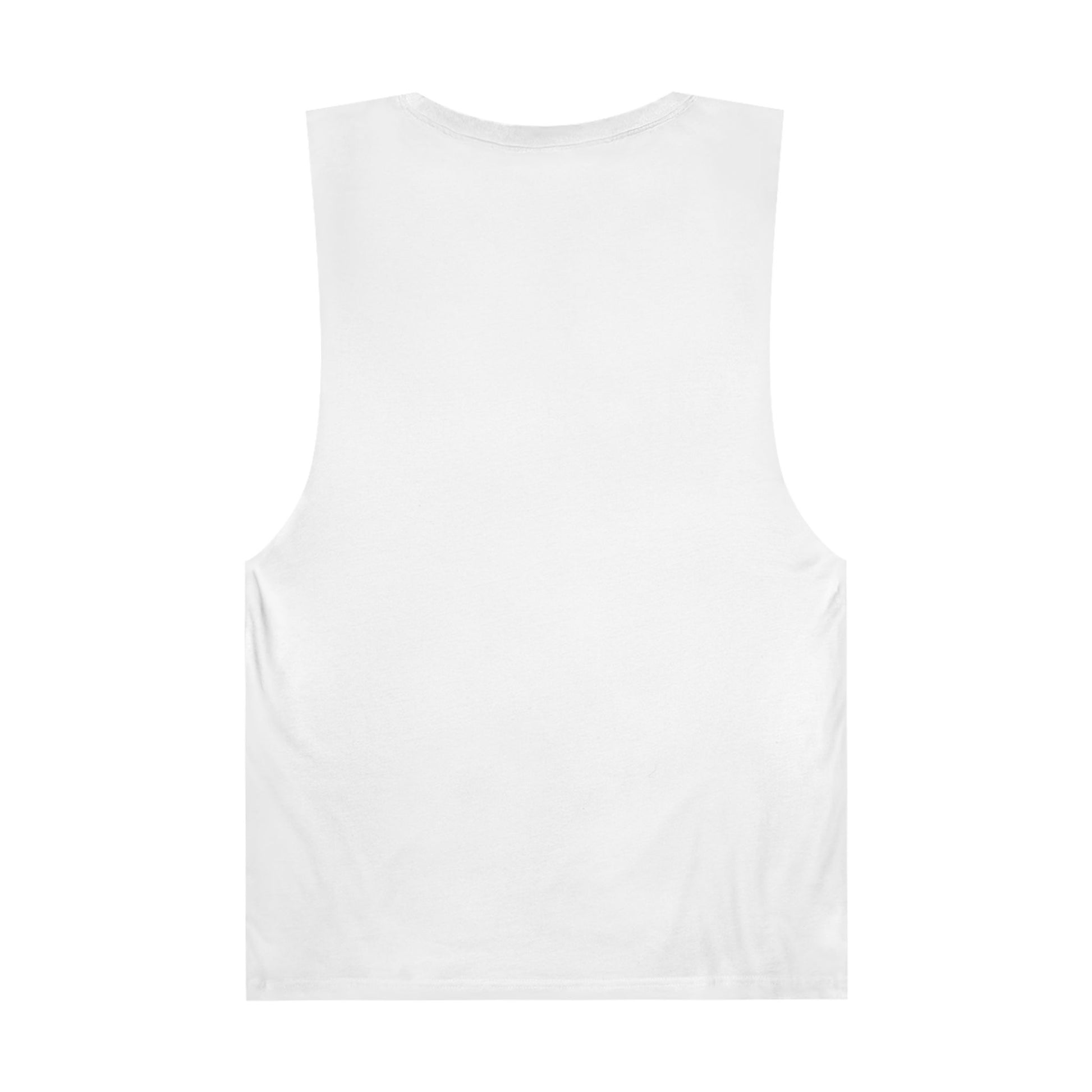 White sleeveless shirt on a white background
