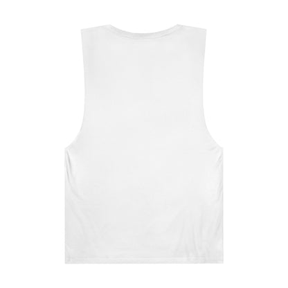 White sleeveless shirt on a white background