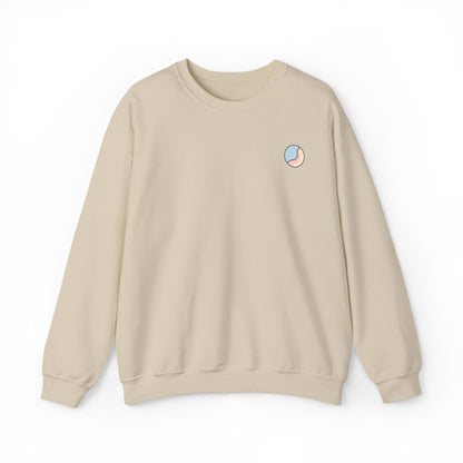 Minimal Yin Yang Crewneck Sweatshirt