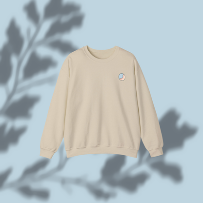 Minimal Yin Yang Crewneck Sweatshirt